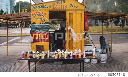 fastfood kiosk in Buenos Aires, Argentina 68508148