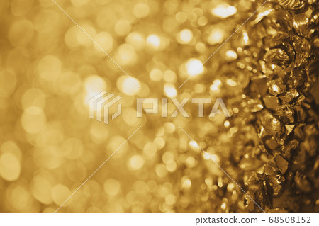 金色閃光散景閃光背景 68508152
