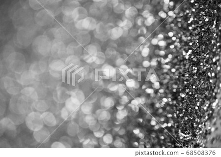 Silver glitter bokeh glitter background Silver glitter bokeh glitter background 68508376