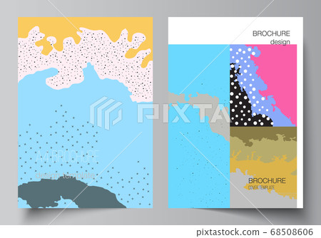 Vector layout of A4 cover mockups design templates for brochure, flyer layout, cover design, book design, brochure cover. Japanese pattern template. Landscape background decoration in Asian style. Vector layout of A4 cover mockups design templates for brochure, flyer layout, cover design, book design, brochure cover. Japanese pattern template. Landscape background decoration in Asian style. 68508606