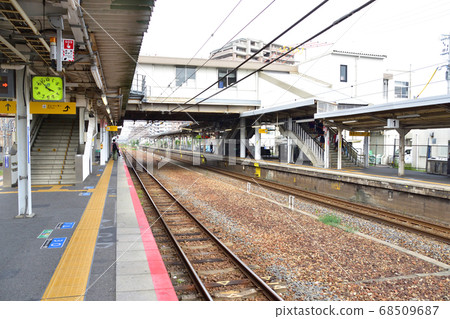 Scenery from the window of Lake Biwa Line from Ishiyama Station to Maibara Station 68509687