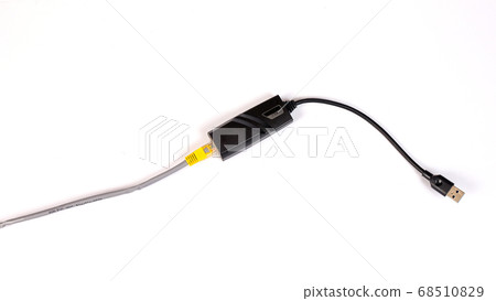 Landline RJ45 adaptor to USB jack for computer Landline RJ45 adaptor to USB jack for computer 68510829