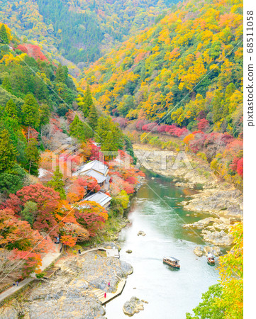 Kyoto autumn Hozukyo 68511058