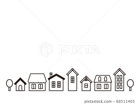 線描背景素材單色 68511403