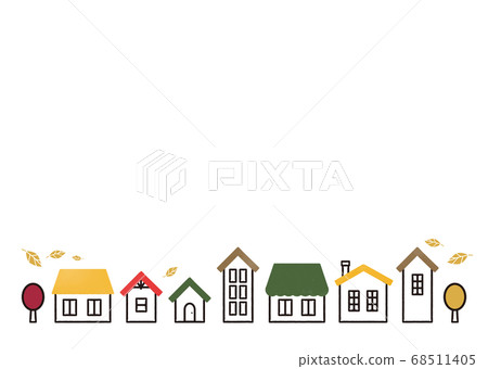 秋天的城市景觀 秋天的城市景觀 68511405