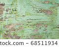 Texture of old painted wood close up, texture for background 68511934