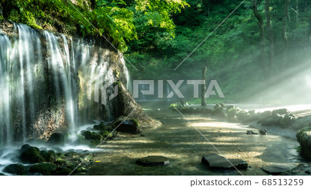 Shiraito Falls (Karuizawa) in Ghibli style 68513259