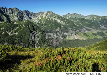 Western Tatras scenery from saddle Zabrat, 68513618