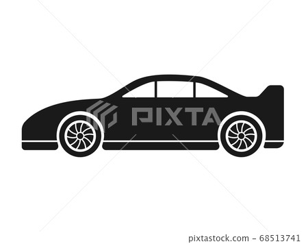 Sports car icon illustration 68513741