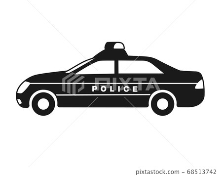 Police car icon illustration 68513742