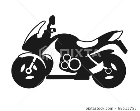 Auto bike silhouette icon Auto bike silhouette icon 68513753