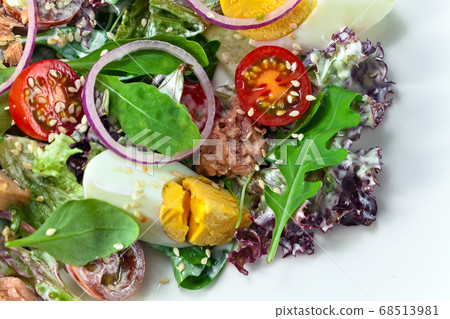 green salad with tuna green salad with tuna 68513981
