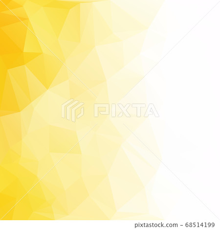 Yellow Polygonal Mosaic Background, Creative 68514199