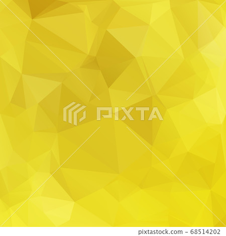 Yellow Polygonal Mosaic Background, Creative 68514202
