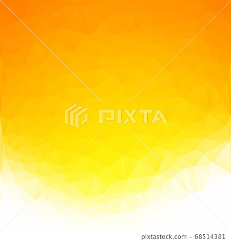 Orange Polygonal Mosaic Background, Creative 68514381