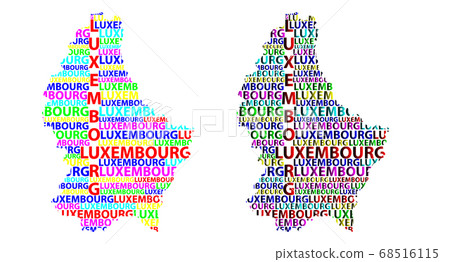 Map of Luxembourg - vector illustration Map of Luxembourg - vector illustration 68516115