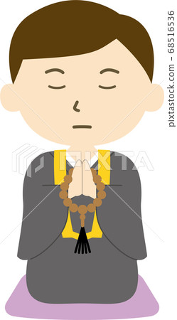 Buddhist punishment, hair, sitting, meditation, straight face Buddhist punishment, hair, sitting, meditation, straight face 68516536