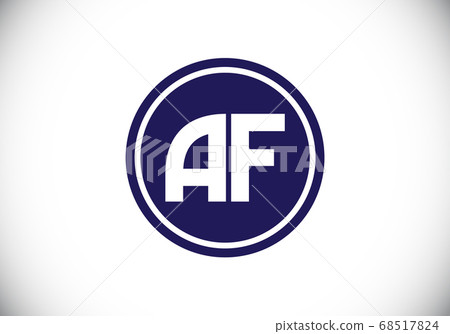 A F letter sign symbol. Initial Letter A F Logo Design Vector Template. Monogram logo A F letter sign symbol. Initial Letter A F Logo Design Vector Template. Monogram logo 68517824