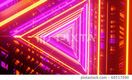 Mirrored Glowing Shining Bright Lights 4k uhd 3d illustration background Mirrored Glowing Shining Bright Lights 4k uhd 3d illustration background 68517890