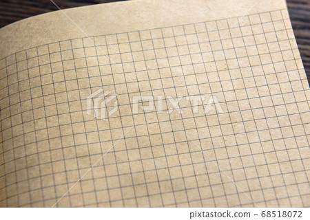 Graph paper of notebook background, open 68518072