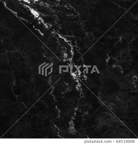 Black marble natural pattern for background, 68519006
