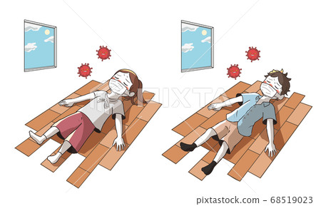 由於中暑和新的冠狀病毒而倒塌的房間 68519023