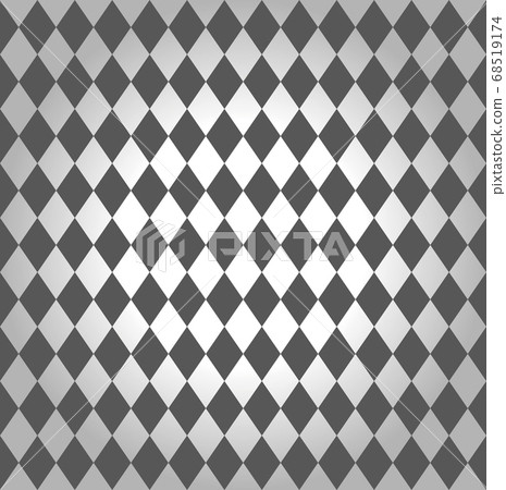 Halloween party Gothic background wallpaper diamond pattern black and white monochrome 68519174