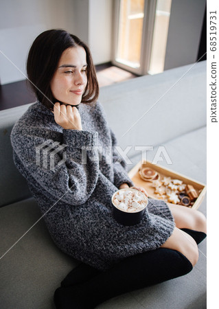 Winter warming concept and cozy home atmosphere Winter warming concept and cozy home atmosphere 68519731