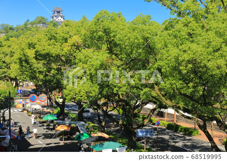 [Kochi Prefecture] Sunday Market and Kochi Castle Tower 68519995