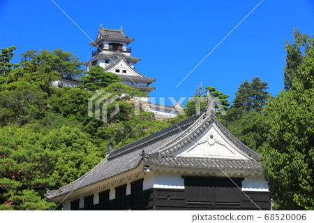 [高知縣]高知城塔和大手門 68520006