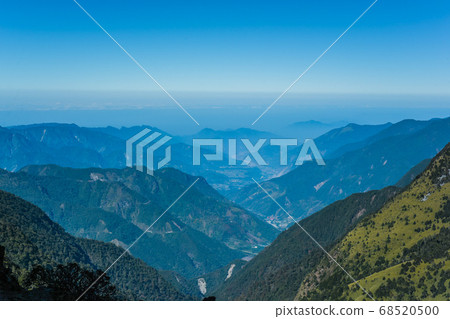 Taiwan Baiyue-Yushan Main Peak North Peak Hiking Trails Gravel Slope and Dongpu Valley 68520500