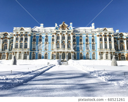 Catherine Palace in winter (Russia) - Stock Photo [68521261] - PIXTA