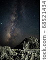 從室戶角（Cape Muroto）看到的銀河和流星 68521434