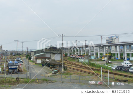 Scenery from the window of Seto Ohashi Line from Sakaide Station to Okayama Station 68521955