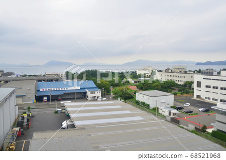 Scenery from the window of Seto Ohashi Line from Sakaide Station to Okayama Station 68521968