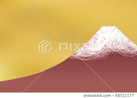 Fuji New Year's cards Japanese paper background Fuji New Year's cards Japanese paper background 68522177