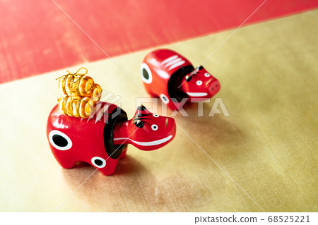 2021 year of the ox, red beko without plague 68525221