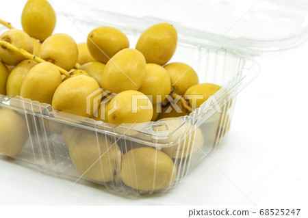 Close up fresh Date Palm fruit or Date fruit in Close up fresh Date Palm fruit or Date fruit in 68525247