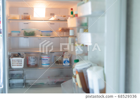 The contents of the refrigerator at home The contents of the refrigerator at home 68529336