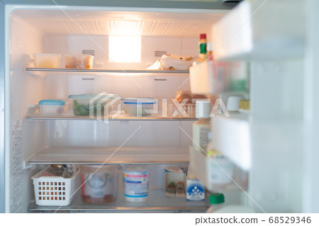 The contents of the refrigerator at home The contents of the refrigerator at home 68529346