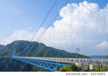 Ryujinkyo Great Suspension Bridge and Bungee Jump in Hitachiota City 68530003