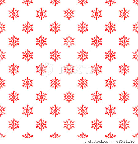 Christmas seamless pattern with snowflakes on white background Christmas seamless pattern with snowflakes on white background 68531186