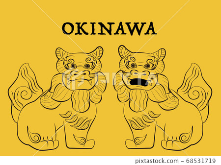 Okinawa Shisa Illustration Okinawa Shisa Illustration 68531719