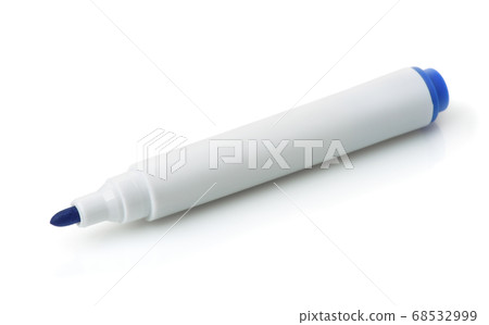 Open blue blank marker pen 68532999
