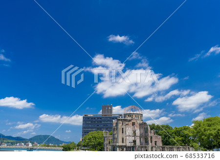 Atomic Bomb Dome during the Bon Festival (photographed on August 14) Hiroshima City, Hiroshima Prefecture Atomic Bomb Dome during the Bon Festival (photographed on August 14) Hiroshima City, Hiroshima Prefecture 68533716