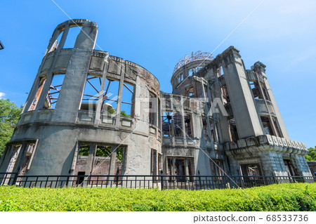 Atomic Bomb Dome during the Bon Festival (photographed on August 14) Hiroshima City, Hiroshima Prefecture 68533736