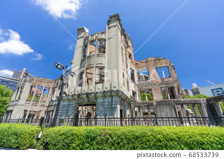 Atomic Bomb Dome during the Bon Festival (photographed on August 14) Hiroshima City, Hiroshima Prefecture 68533739