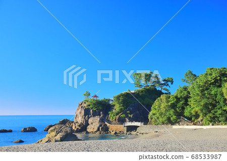 [高知縣]晴天下的桂海灘 68533987