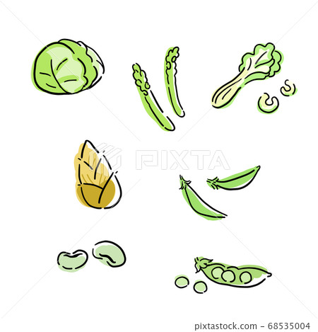 Seasonal spring vegetable set Seasonal spring vegetable set 68535004