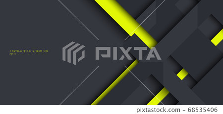 Banner web design template gray and green 68535406